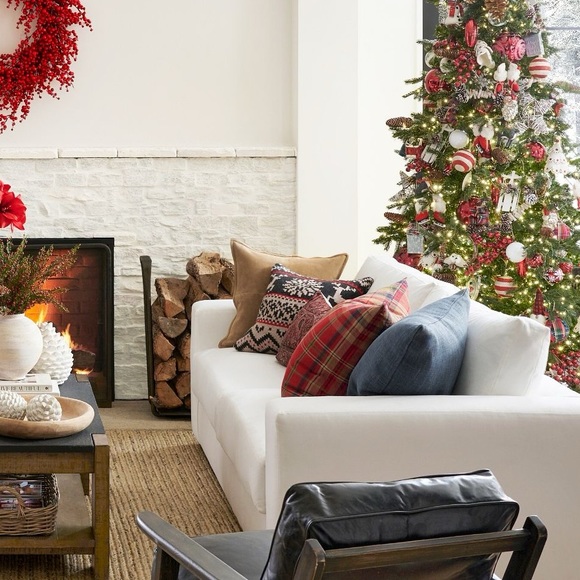 Brooks Brothers Fair Isle Sweater Knit Accent Pillow Covers Set of Two - Picture 16 of 16